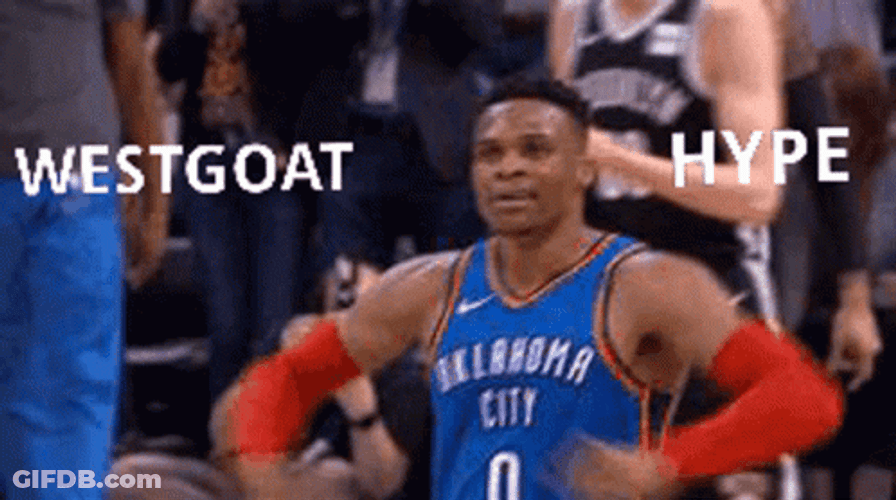 Russell Westbrook Hype GIF