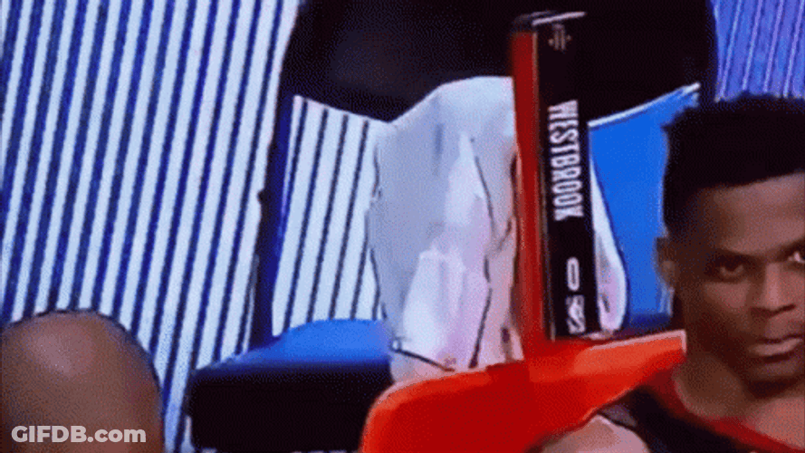 Russell Westbrook Looking Fierce GIF