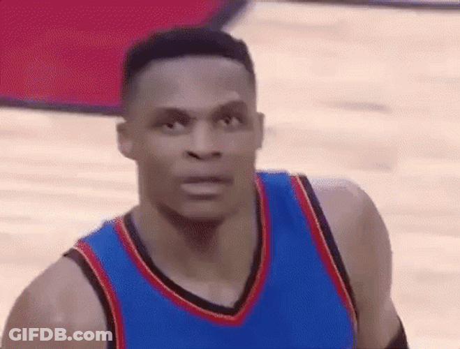 Russell Westbrook On The Game GIF