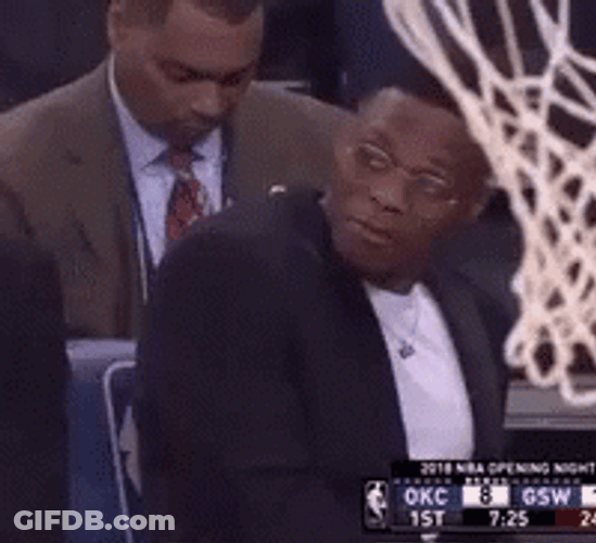 Russell Westbrook Watching Game GIF