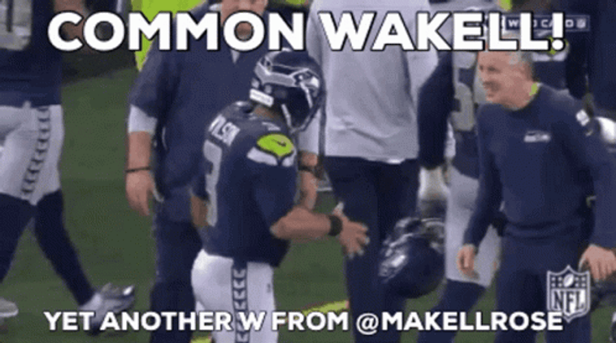 Russell Wilson And Makellrose GIF