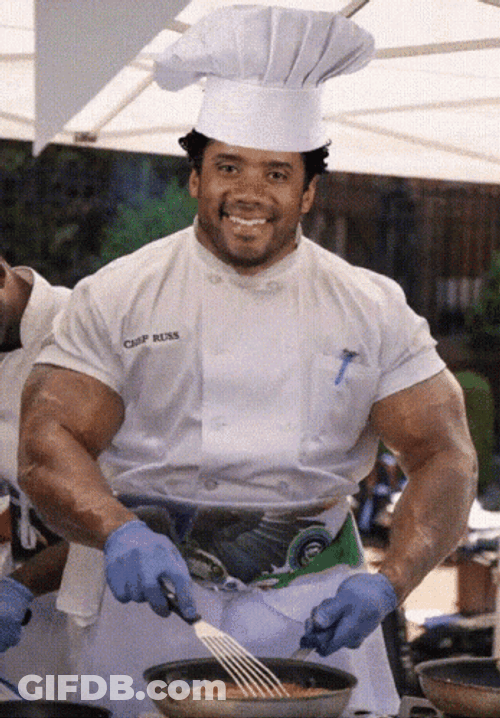 Russell Wilson Chef GIF
