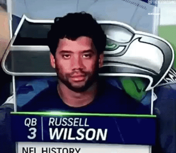 Russell Wilson Not Amuse GIF