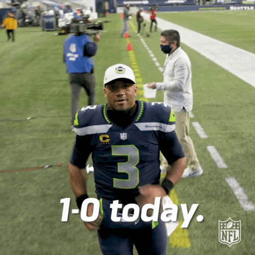 Russell Wilson Winning Score GIF