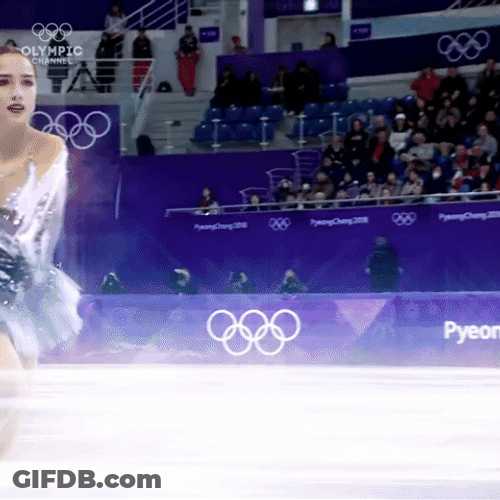 Russian Alina Zagitova Figure Skater GIF