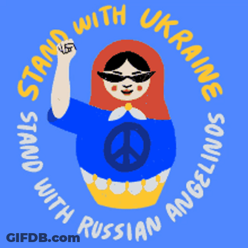 Russian Campaign Stand With Ukraine GIF