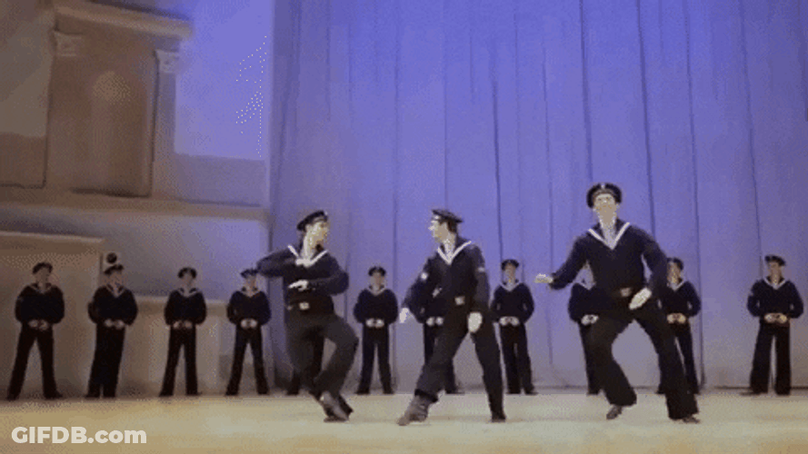 Russian Dance Sailor GIF