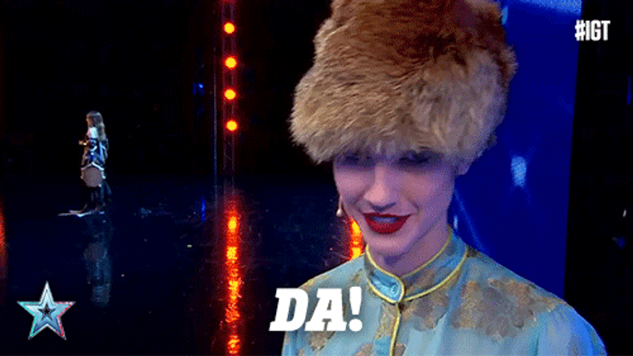 Russian Yes Da Italia's Got Talent GIF