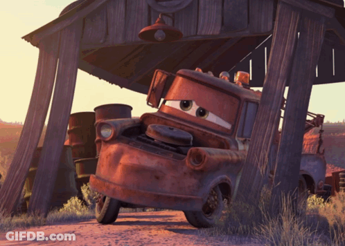 Rusty Cars Car Under Wooden Structure GIF