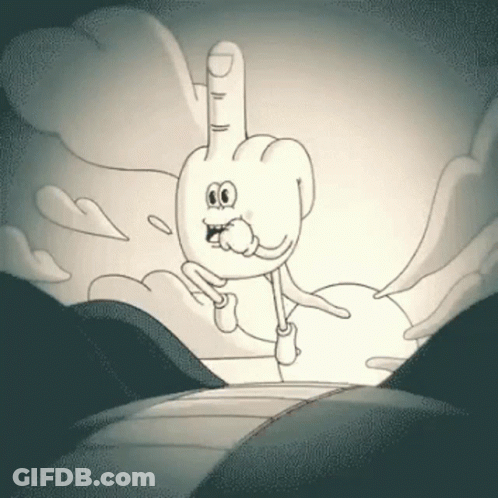 Rusty Tow Truck Smiling At Wimp Sign GIF