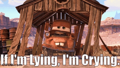Rusty Truck If I'm Lying I'm Crying GIF