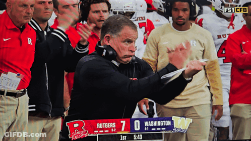 Rutgers Vs Washington Football Score 7 To 0 GIF