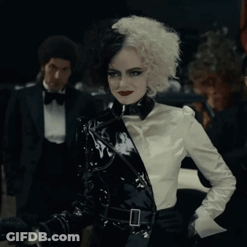 Ruthless Cruella Staring GIF