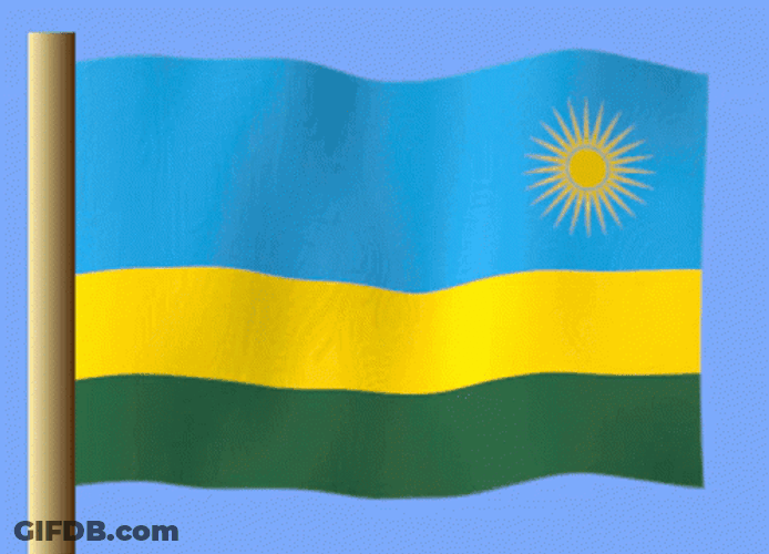 Rwanda Flag Waving GIF