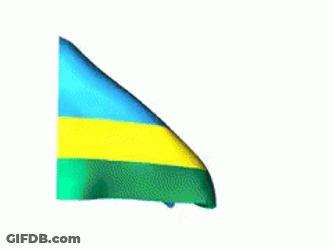 Rwanda Flag Windblown GIF