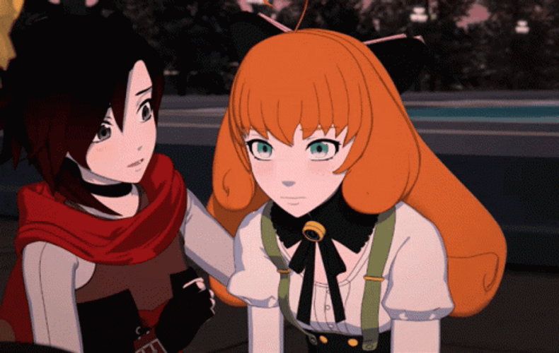 Rwby Ruby Rose Hugging Penny Polendina GIF
