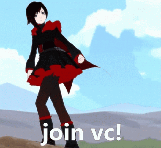 Rwby Ruby Rose Join VC Meme GIF