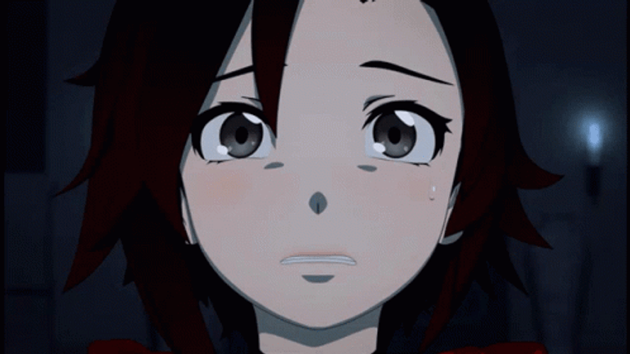 Rwby Startled Ruby Rose Shocked Reaction GIF