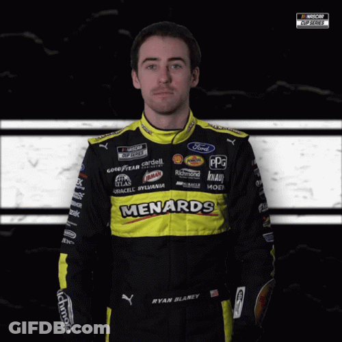 Ryan Blaney Crossing Arms GIF