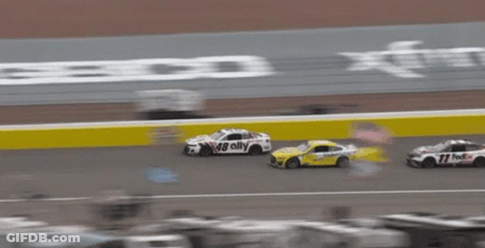 Ryan Blaney Driving His Car GIF