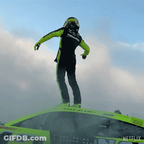 Ryan Blaney Feeling Victorious GIF