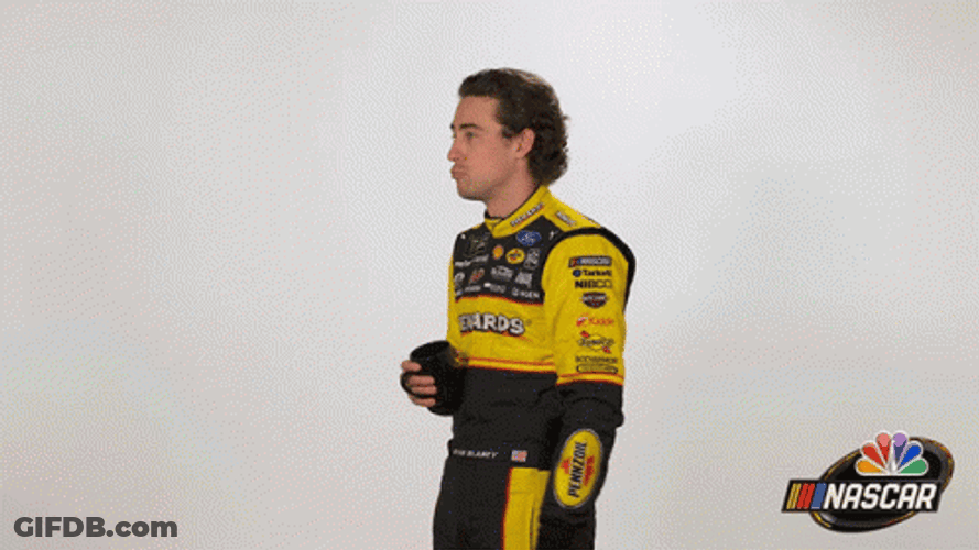 Ryan Blaney Pouting GIF