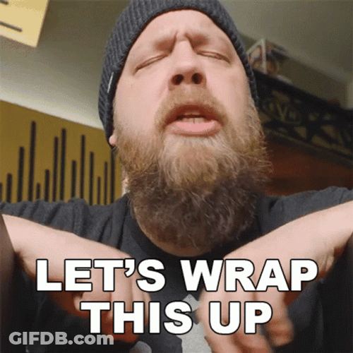 Ryan Bruce Lets Wrap It Up GIF