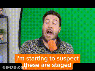 Ryan George Staged GIF