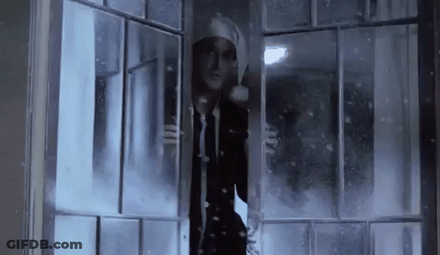 Ryan Gosling Opening The Door GIF