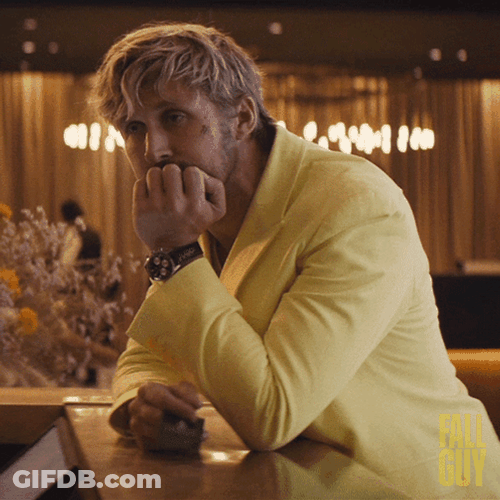 Ryan Gosling Waiting Patiently GIF
