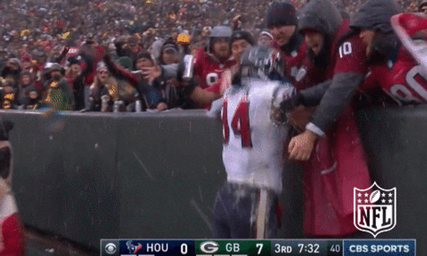 Ryan Griffin Butt Slap Footballer GIF