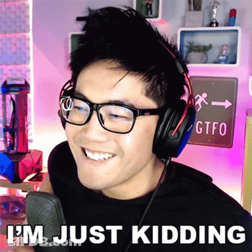 Ryan Higa To His Stream Just Kidding GIF