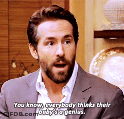 Ryan Reynolds Baby's A Genius GIF