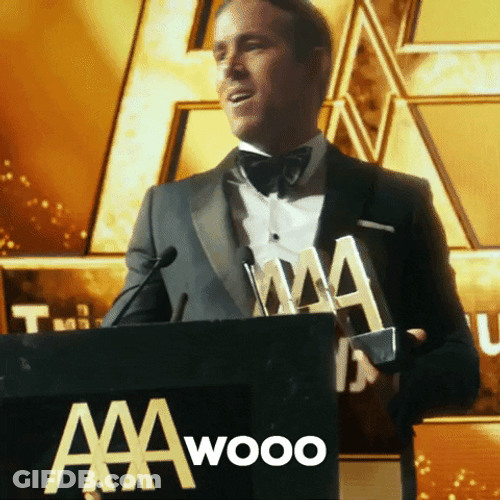 Ryan Reynolds Cheering Wooo GIF