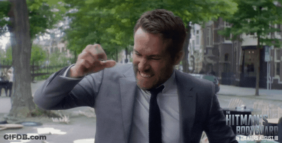 Ryan Reynolds God Damn It GIF