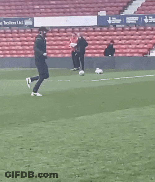 Ryan Reynolds Hugging Wrexham Player GIF