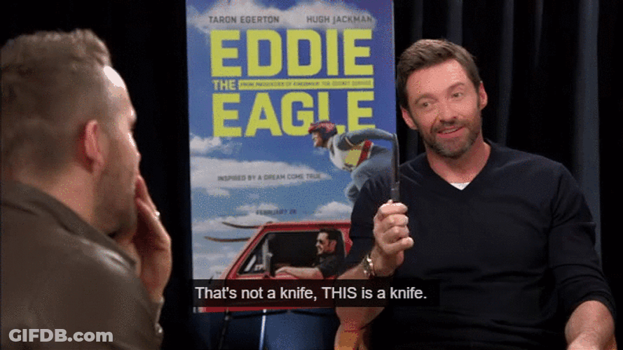 Ryan Reynolds Hugh Jackman GIF