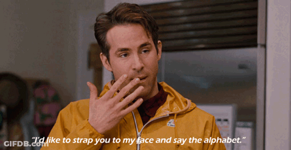 Ryan Reynolds Licking Fingers GIF