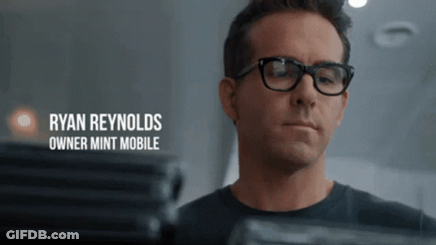Ryan Reynolds Owner Mint Mobile GIF