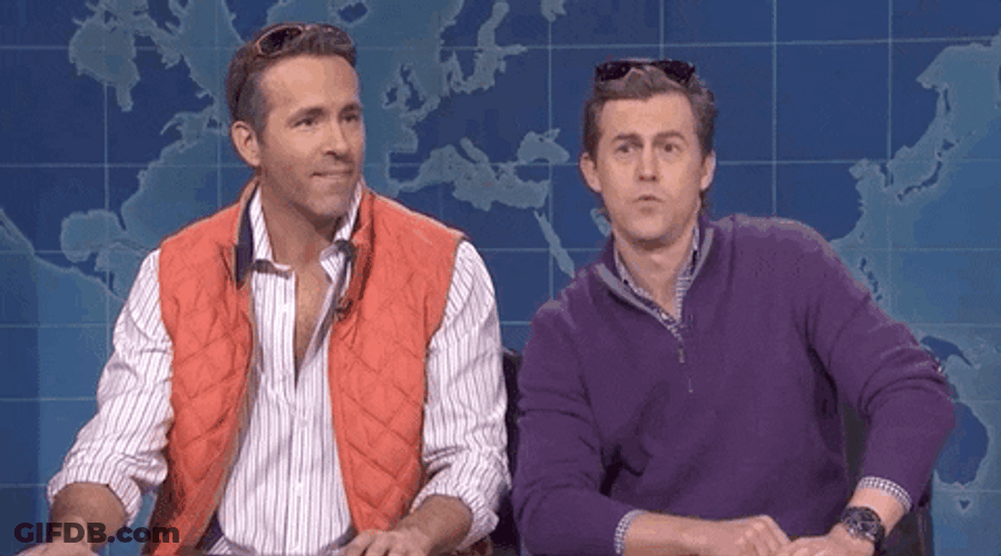 Ryan Reynolds Saturday Night Live GIF