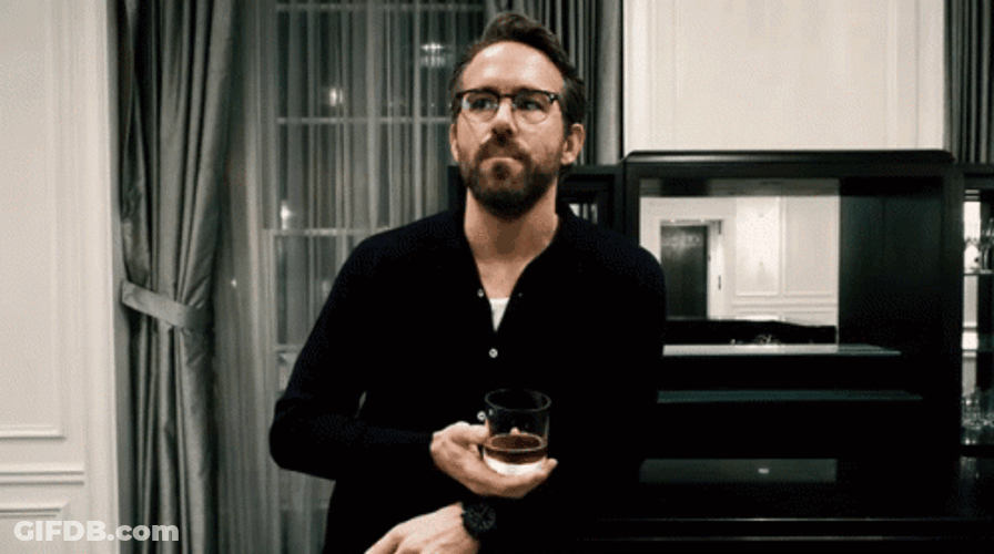 Ryan Reynolds Spit GIF
