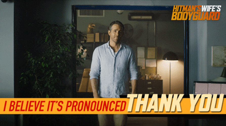 Ryan Reynolds Thank You Finger Snap GIF