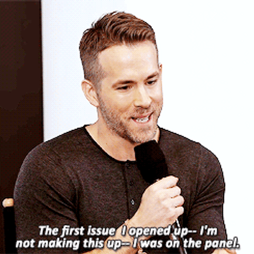 Ryan Reynolds The First Issue GIF