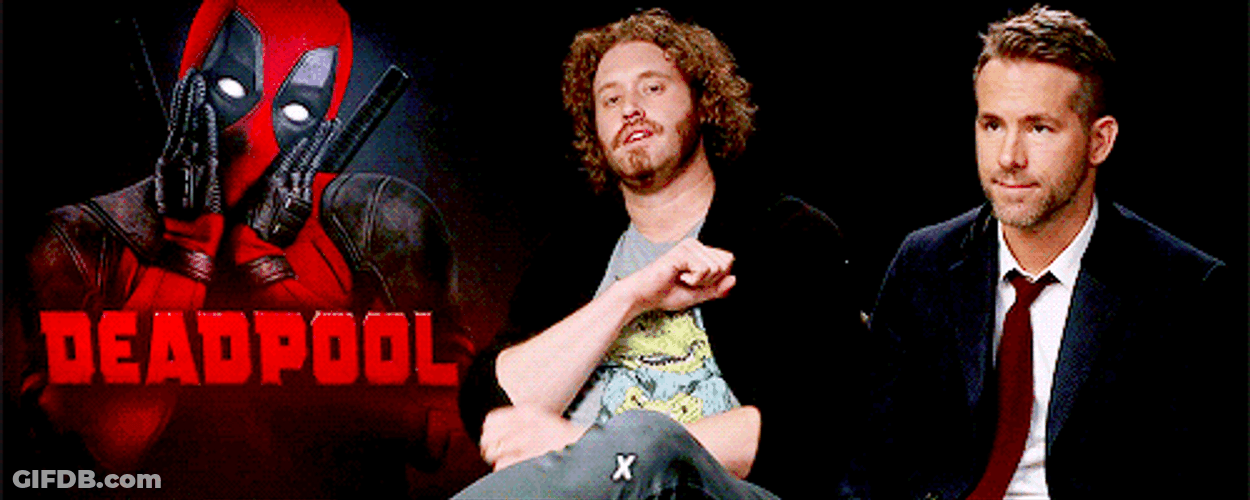 Ryan Reynolds TJ Miller X GIF