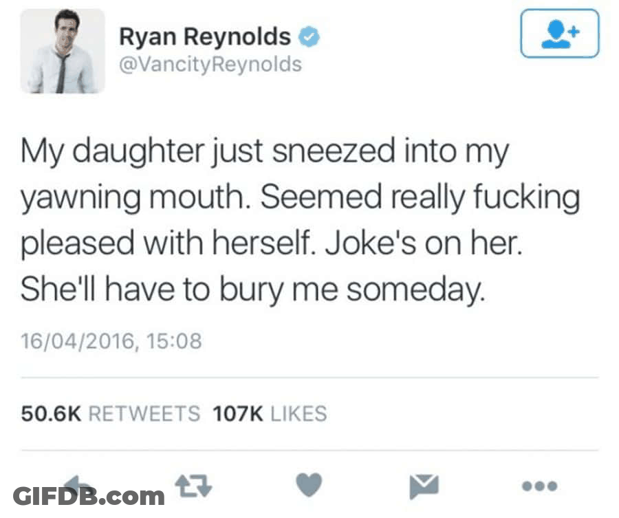 Ryan Reynolds Twit GIF