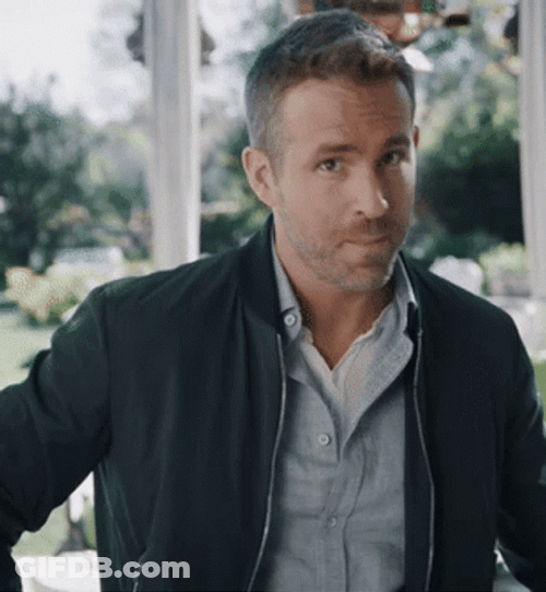 Ryan Reynolds Wink Yes No GIF