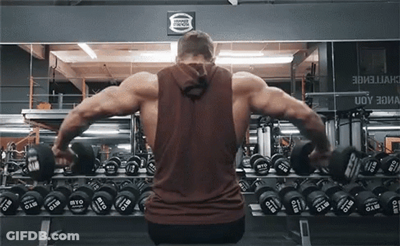 Ryan Terry Doing Lateral Raises GIF