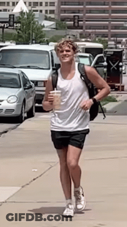 Ryan Trahan Power Walking GIF