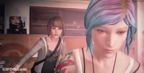 Rydia Standing Next To Another Character GIF