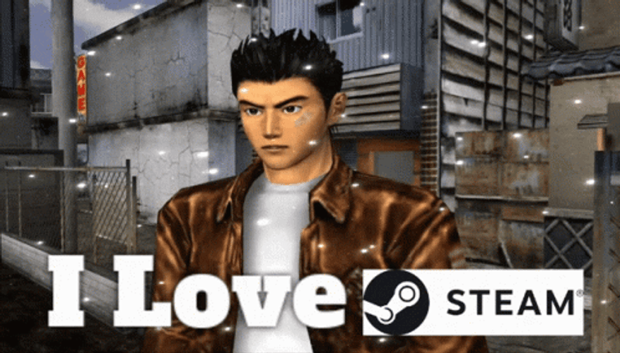 Ryo Hazuki I Love Steam GIF